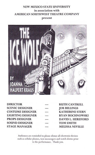 Kat Ford student costume design work for NMSU's Ice Wolf in 2006.