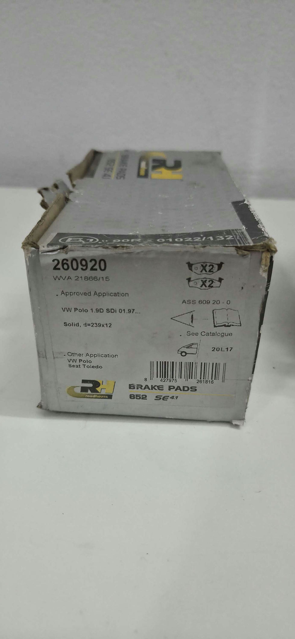 Miniatura: Juego Pastillas Volkswagen Polo 1.9SDI 1998
