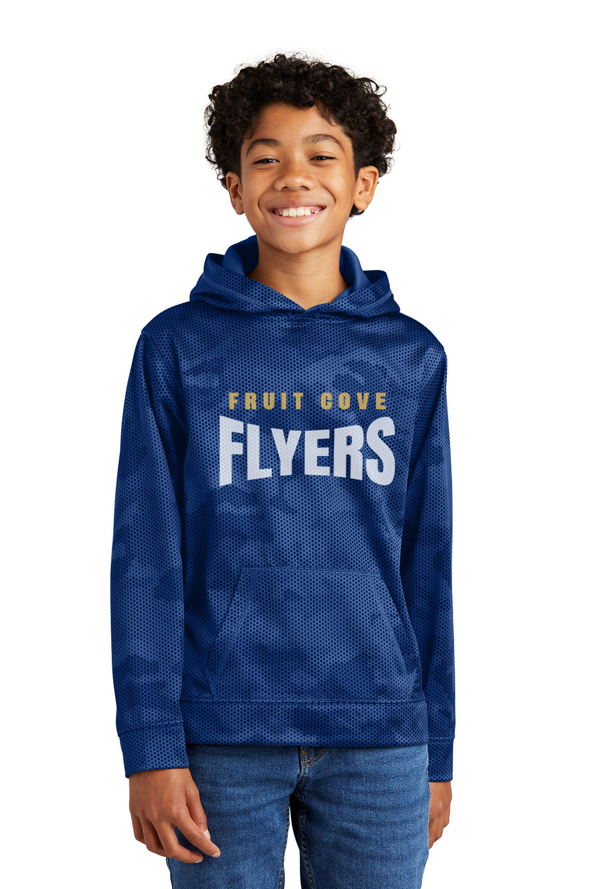SQueeZE Flyers CamoHex Sport-Wick hoodie