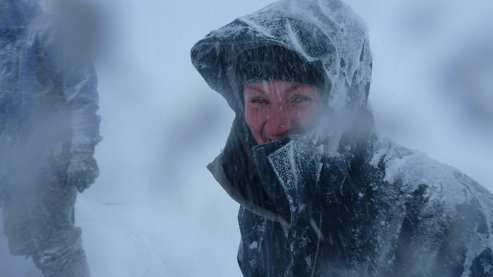 Thumbnail: Cairngorm blizzards and spindrift  on a Scottish Winter Skills Course