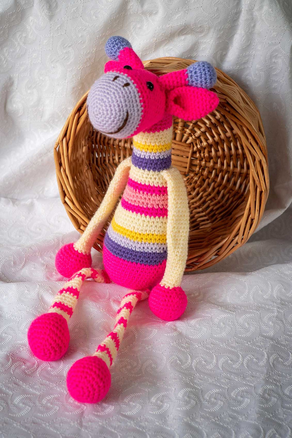 Amigurami crochet giraffe