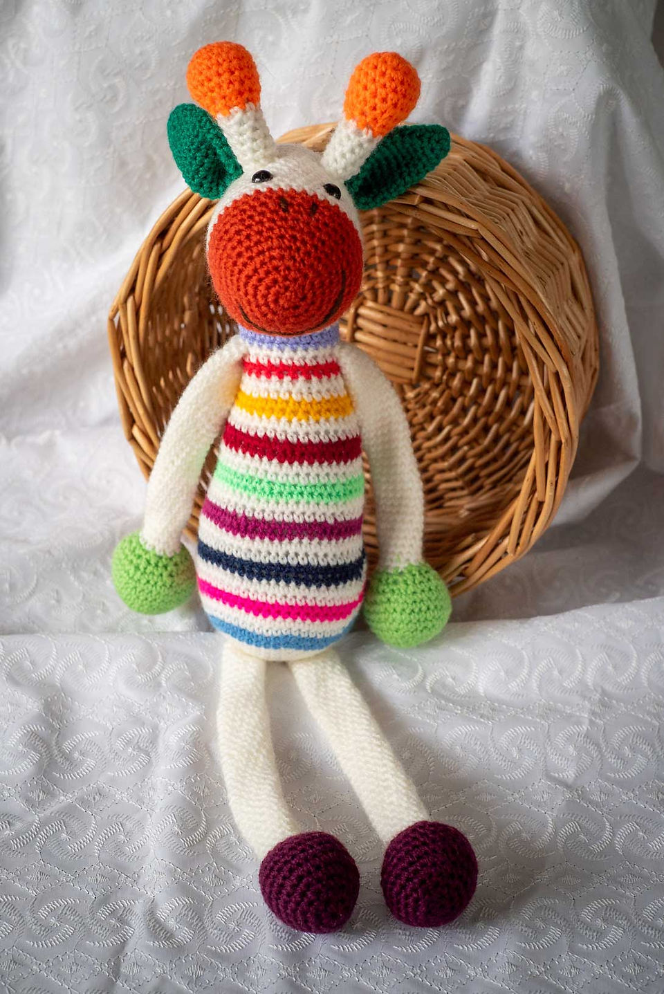 Amigurami crochet giraffe
