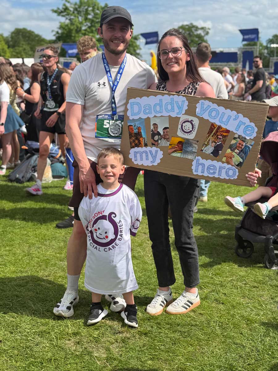Nick Edinburgh Marathon fundraiser for SSCB charity