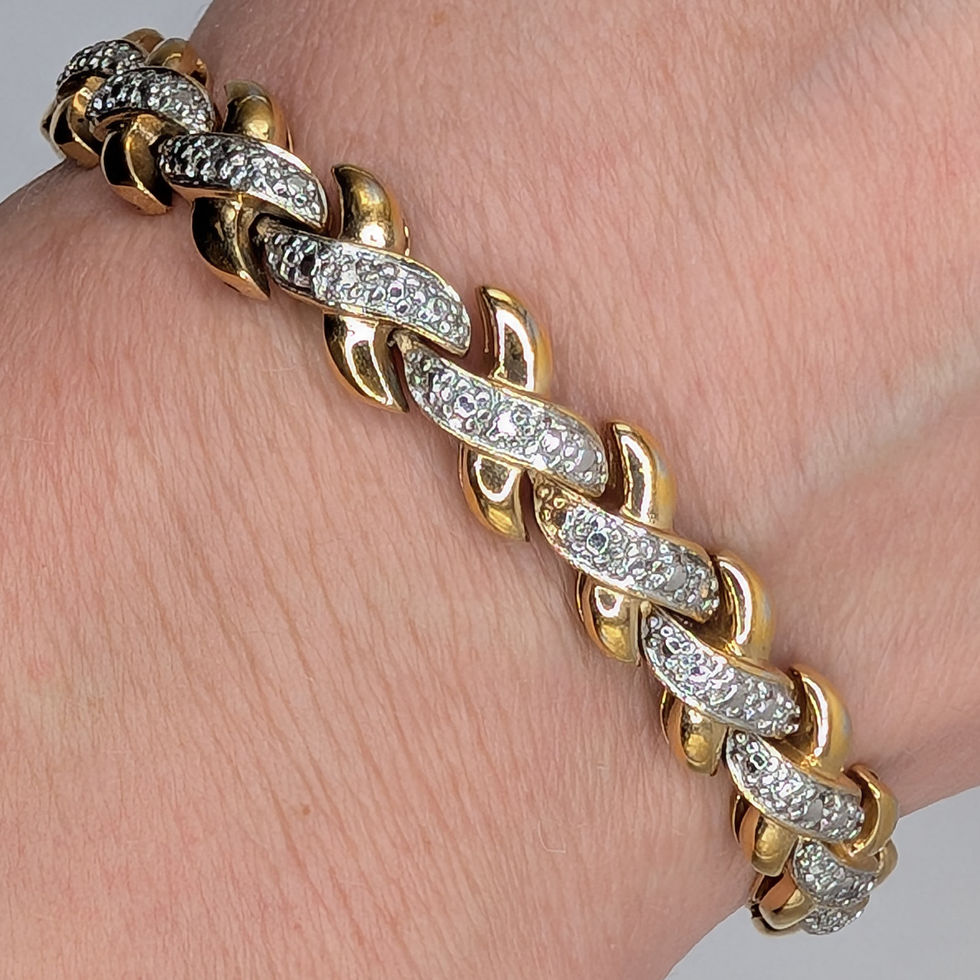 Pavé X-Link Bracelet