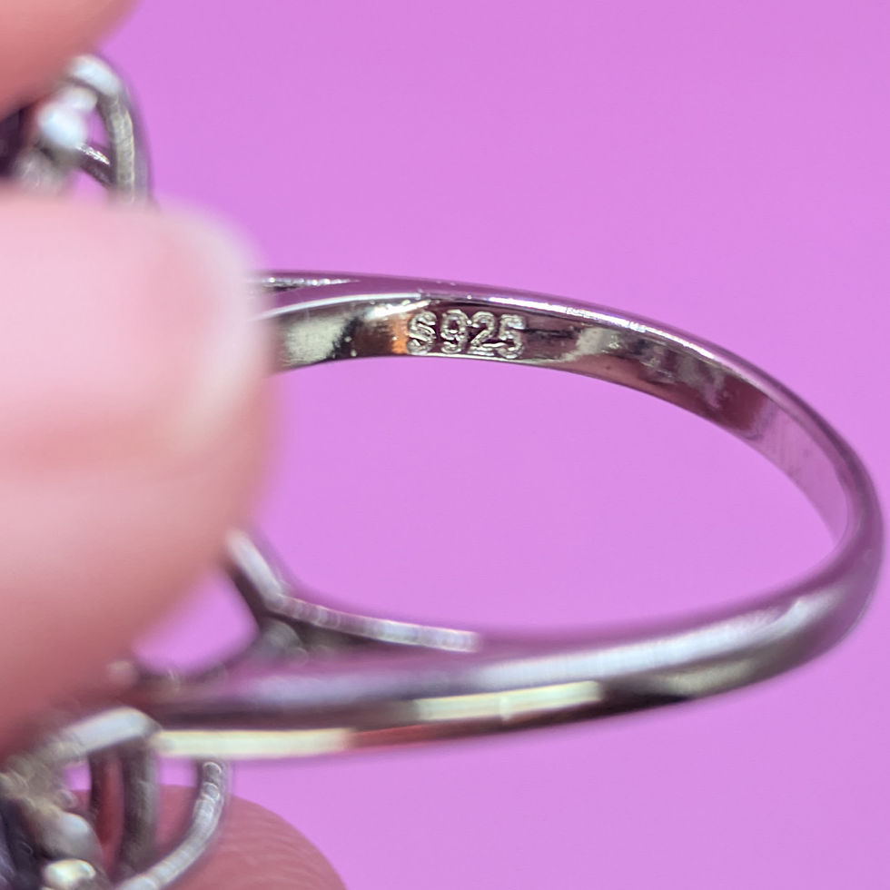Blue Tanzanite Flower Ring