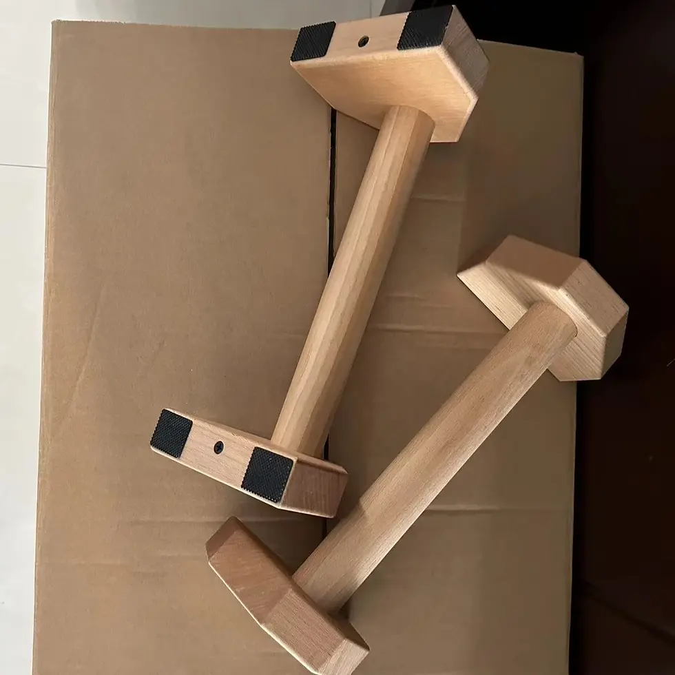 Miniatyrbilde: Wooden Parallettes Push Up Bars