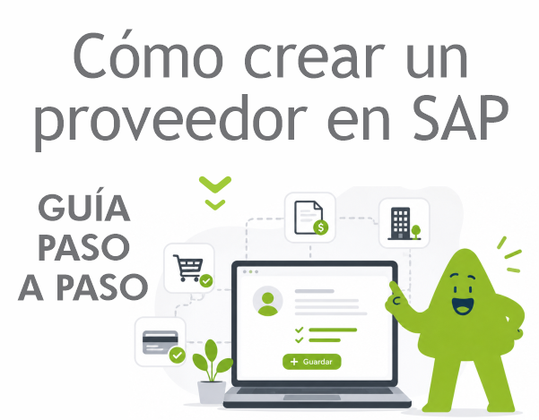 Cómo crear un proveedor en SAP: guía paso a paso