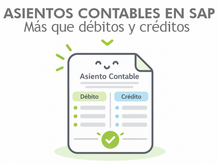 Asientos contables en SAP: más que débitos y créditos