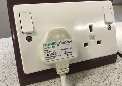 PAT Testing Plug Label Portable Appliance Pence Per Item