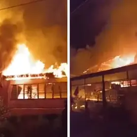 15 Shophouses Destroyed in a Flame