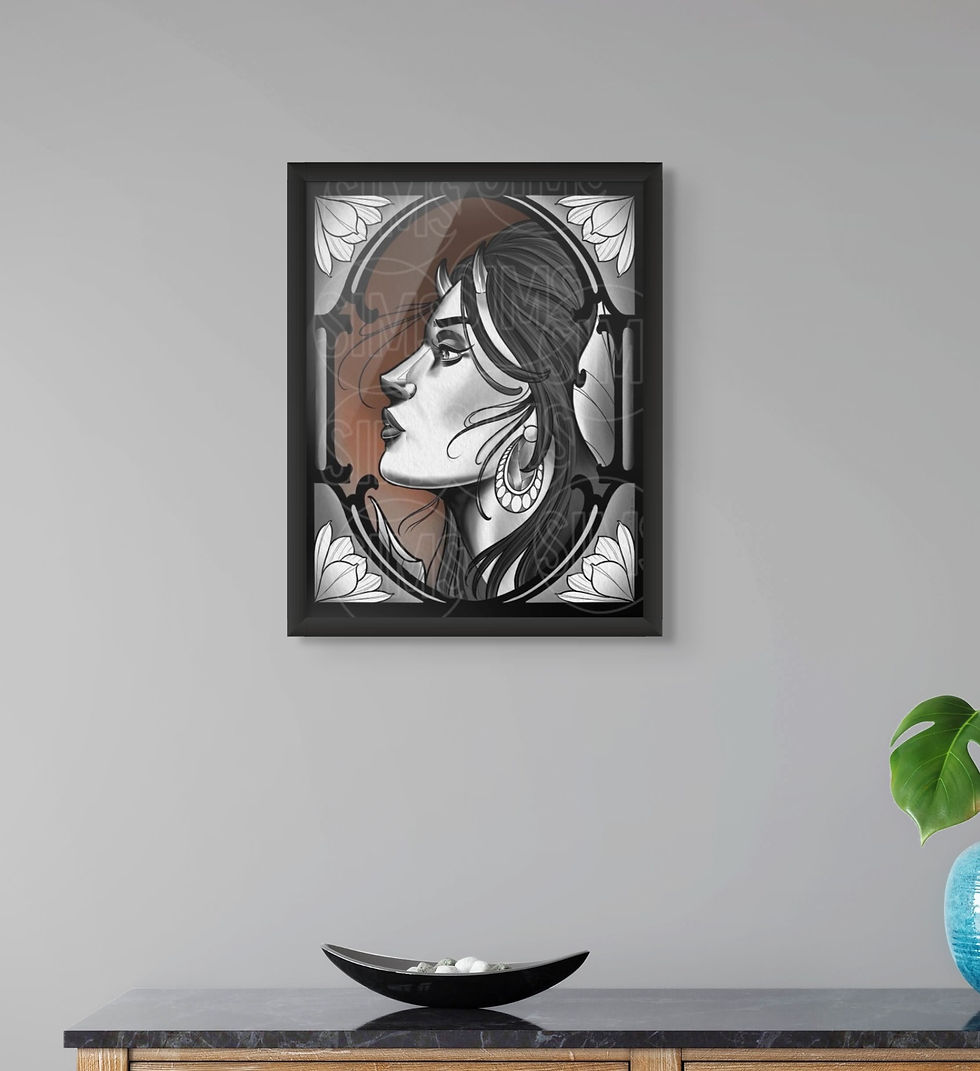 Thumbnail: Demon Lady Print