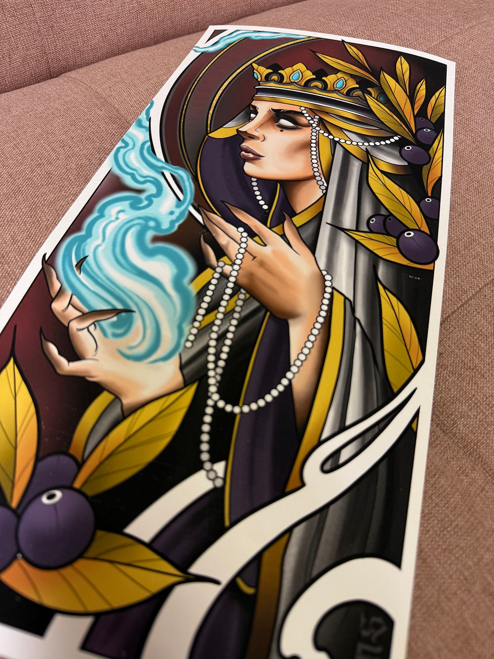 Thumbnail: Royal Hex Print