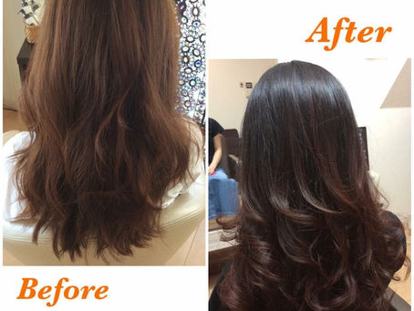 ヘナ歴一年のお客様