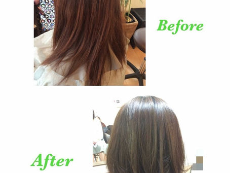 ヘナでも色を楽しめます