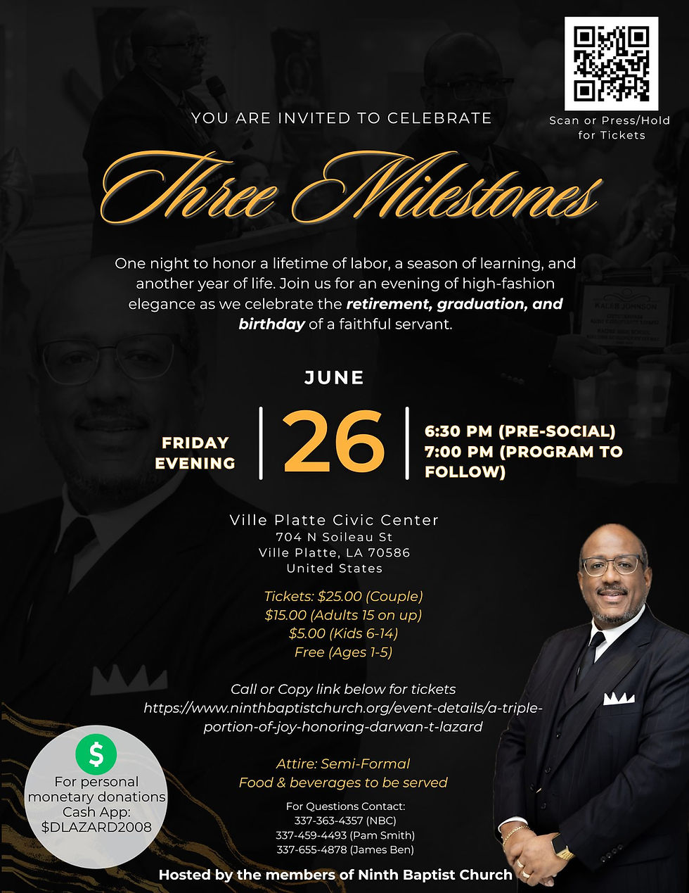 A Triple Portion of Joy: Honoring Darwan T. Lazard