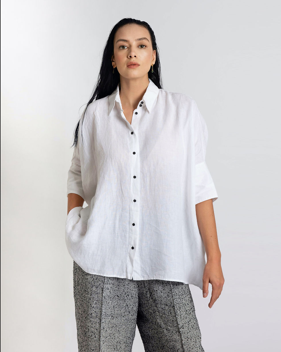 Thumbnail: Wild Jasmine Shirt in White