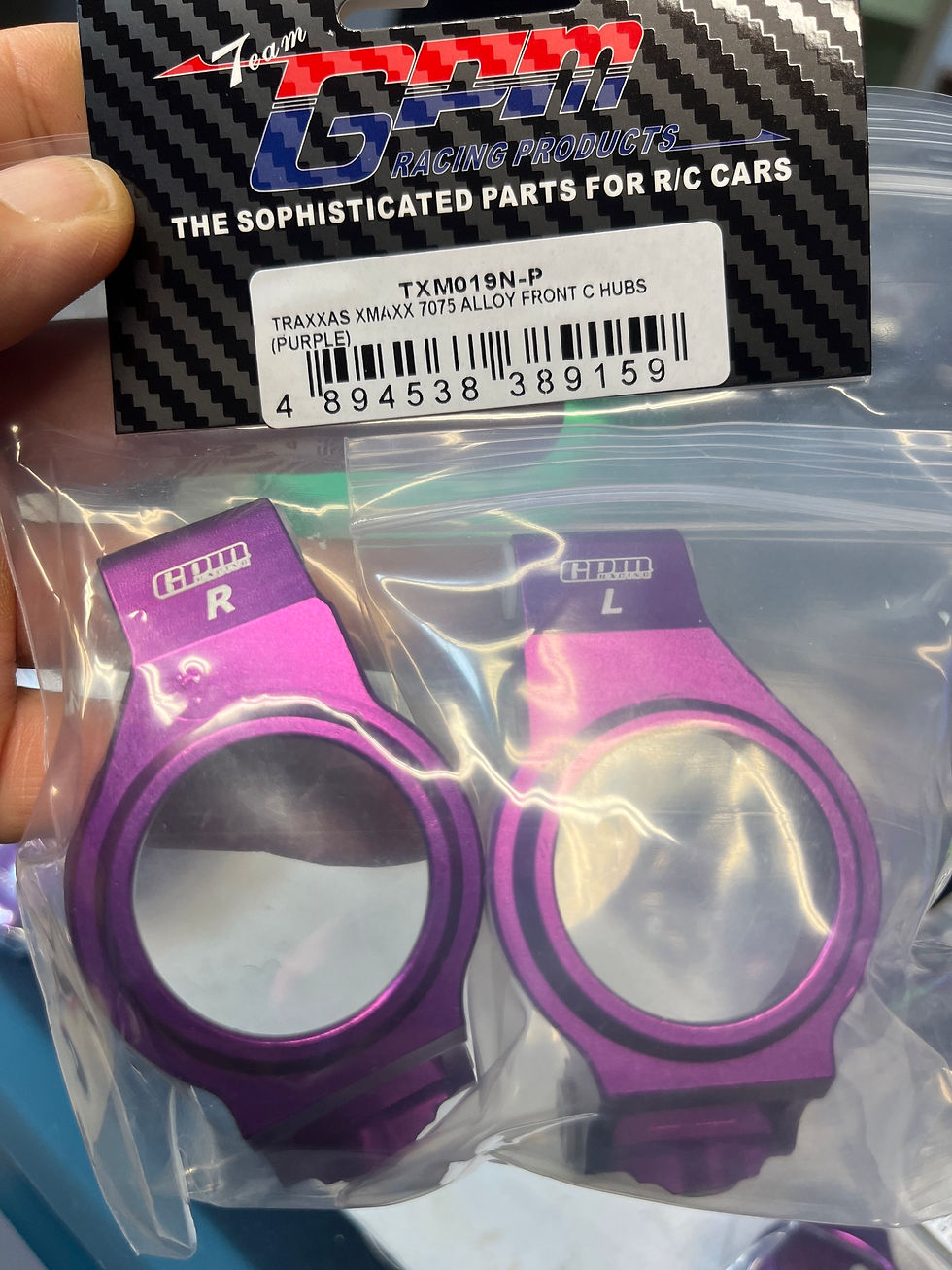 Thumbnail:  ALUMINIUM FRONT C HUBS -1PR TXM019