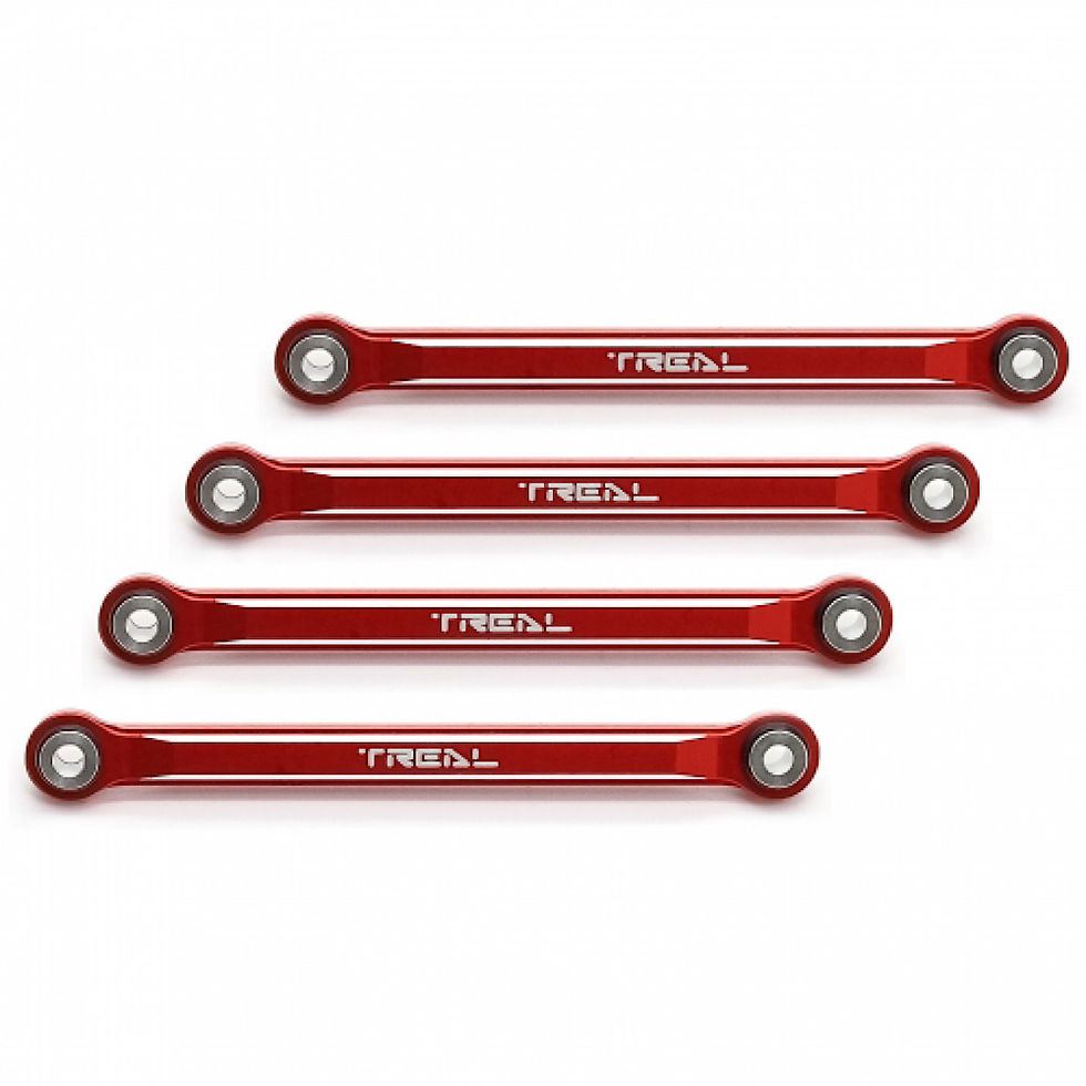 Thumbnail: TREAL FCX24 Lower Links Set (4pcs) Aluminum 7075 Lower Chassis 4-Links for FMS F