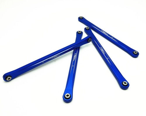 Thumbnail: Treal Aluminum 7075 Upper Link Bars (4) Pieces Set for Losi LMT