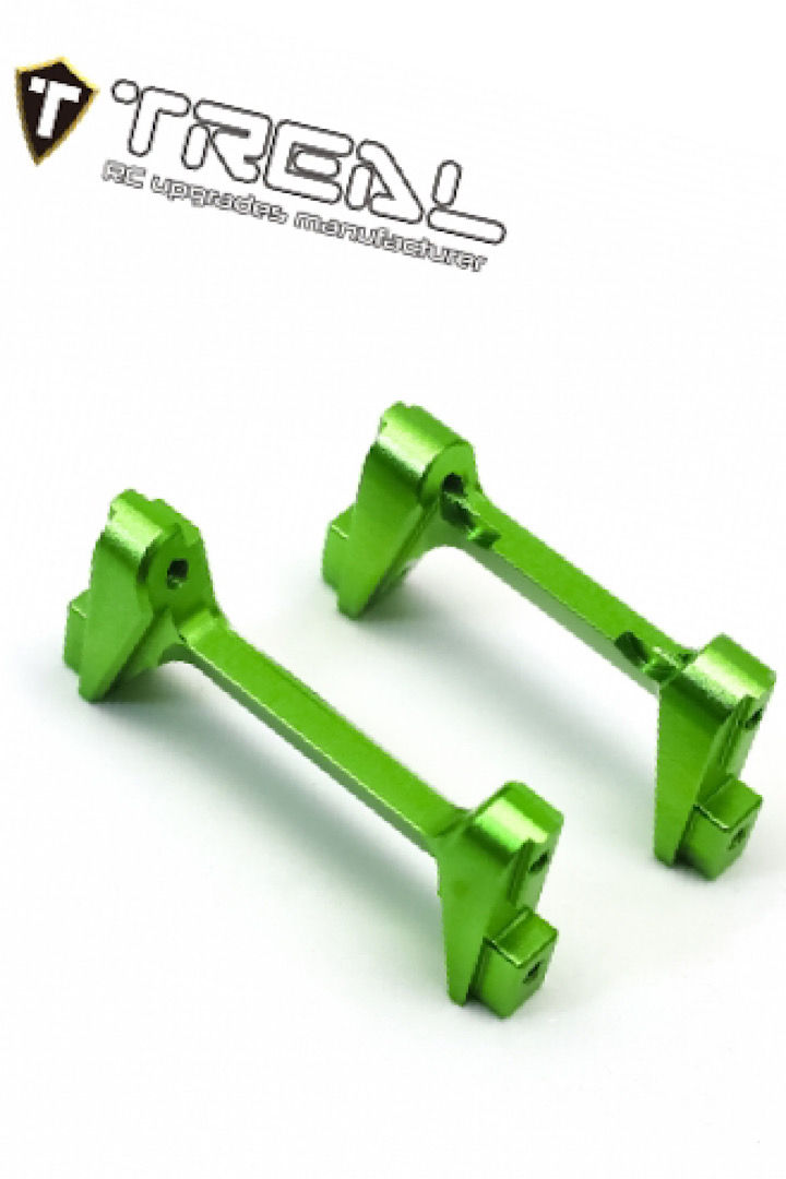 Thumbnail: TREAL Aluminum 7075 Front and Rear Bumper Mounts Set (F&R) for 1/18 Traxxas TRX-
