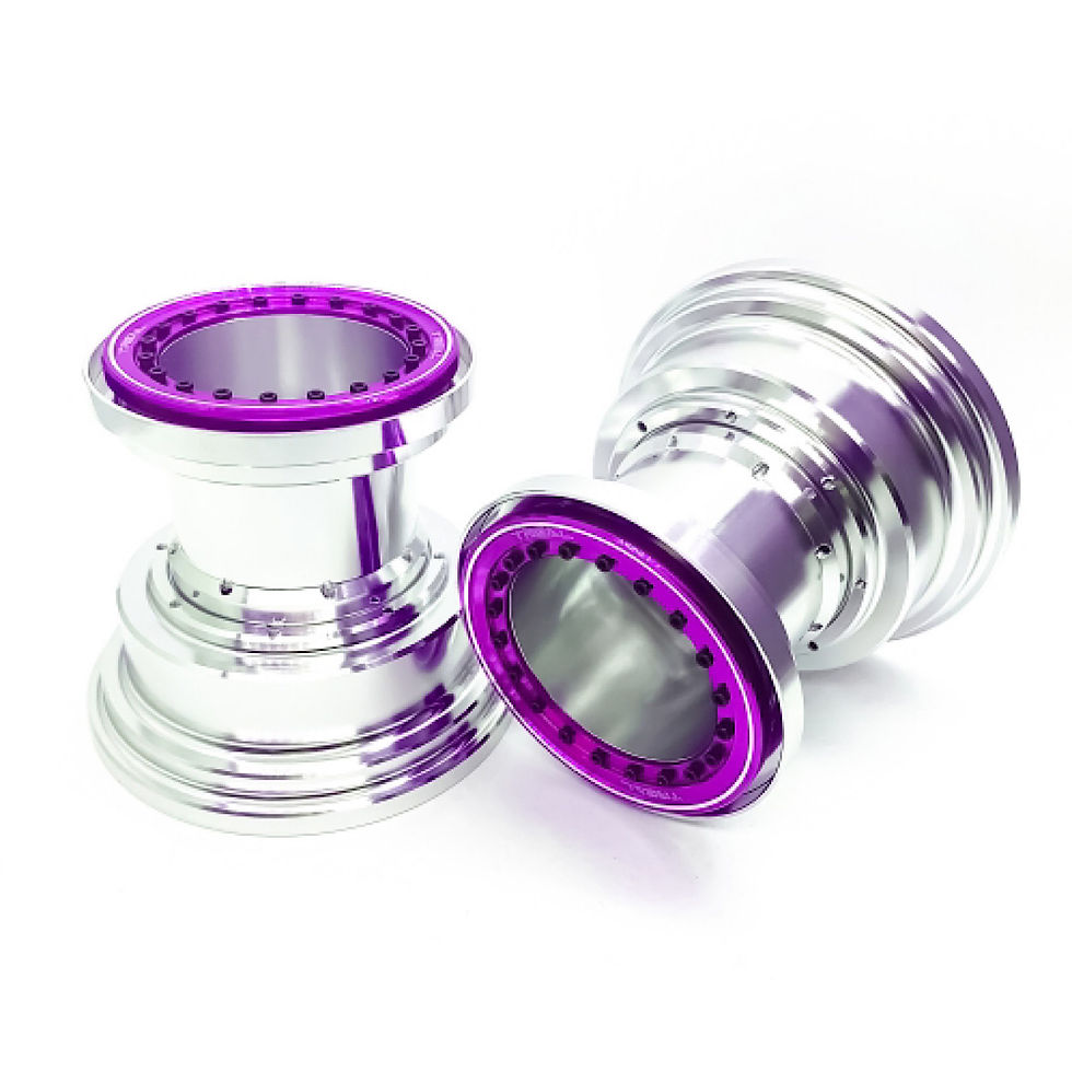 Thumbnail: TrealHobby 7075 Aluminum Beadlocks for Losi LMT set of (4)