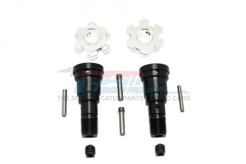 GPM Metal Steel Front/Rear Universal CVD Drive Shafts Universal Joint LOS232032 For LOSI 1/10 - View #7