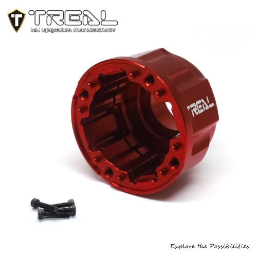 Thumbnail: TREAL Aluminum 7075 Front & Rear Diff Housing Case CNC Machined Upgrades Compati
