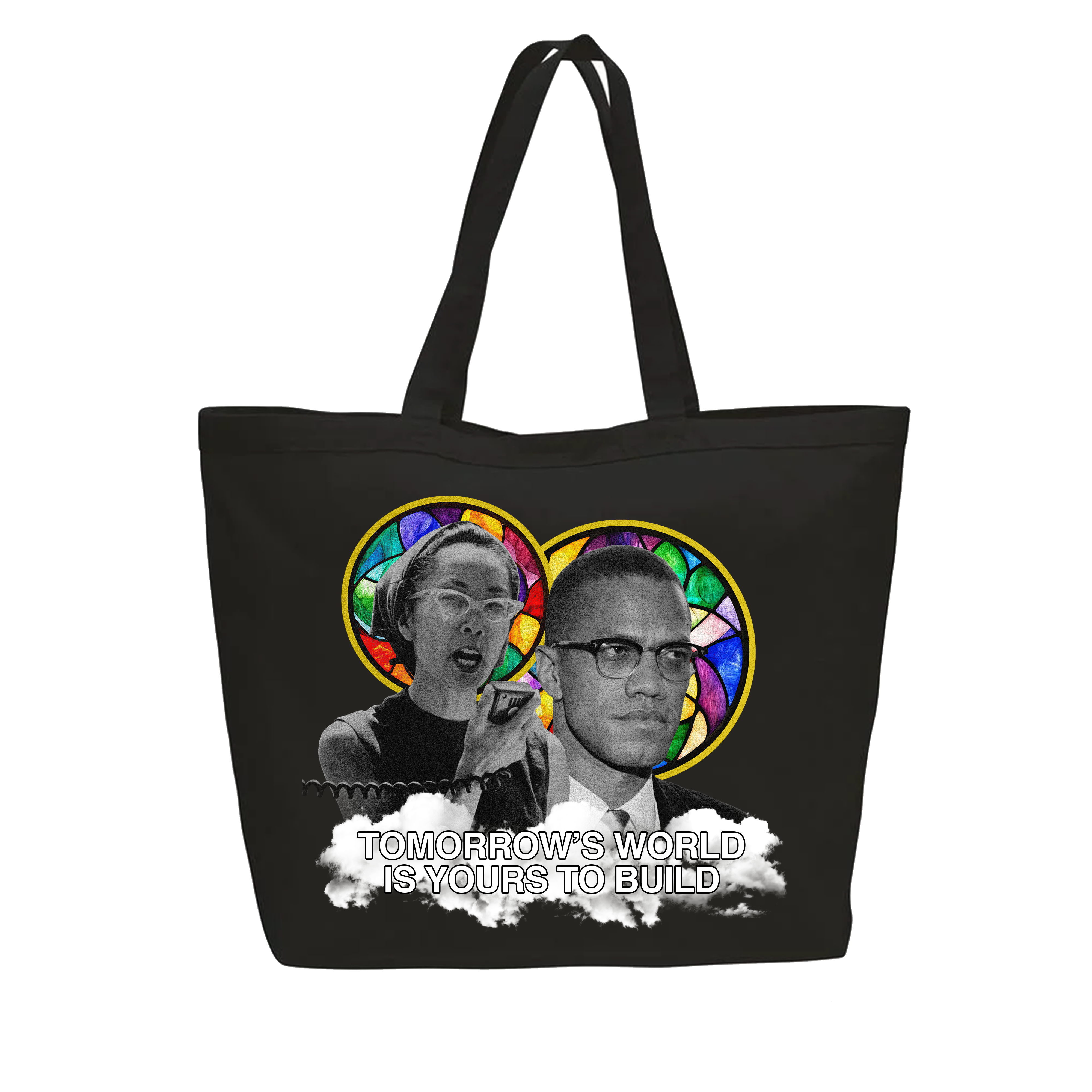 Tote - Maclolm X + Yuri Kochiyama