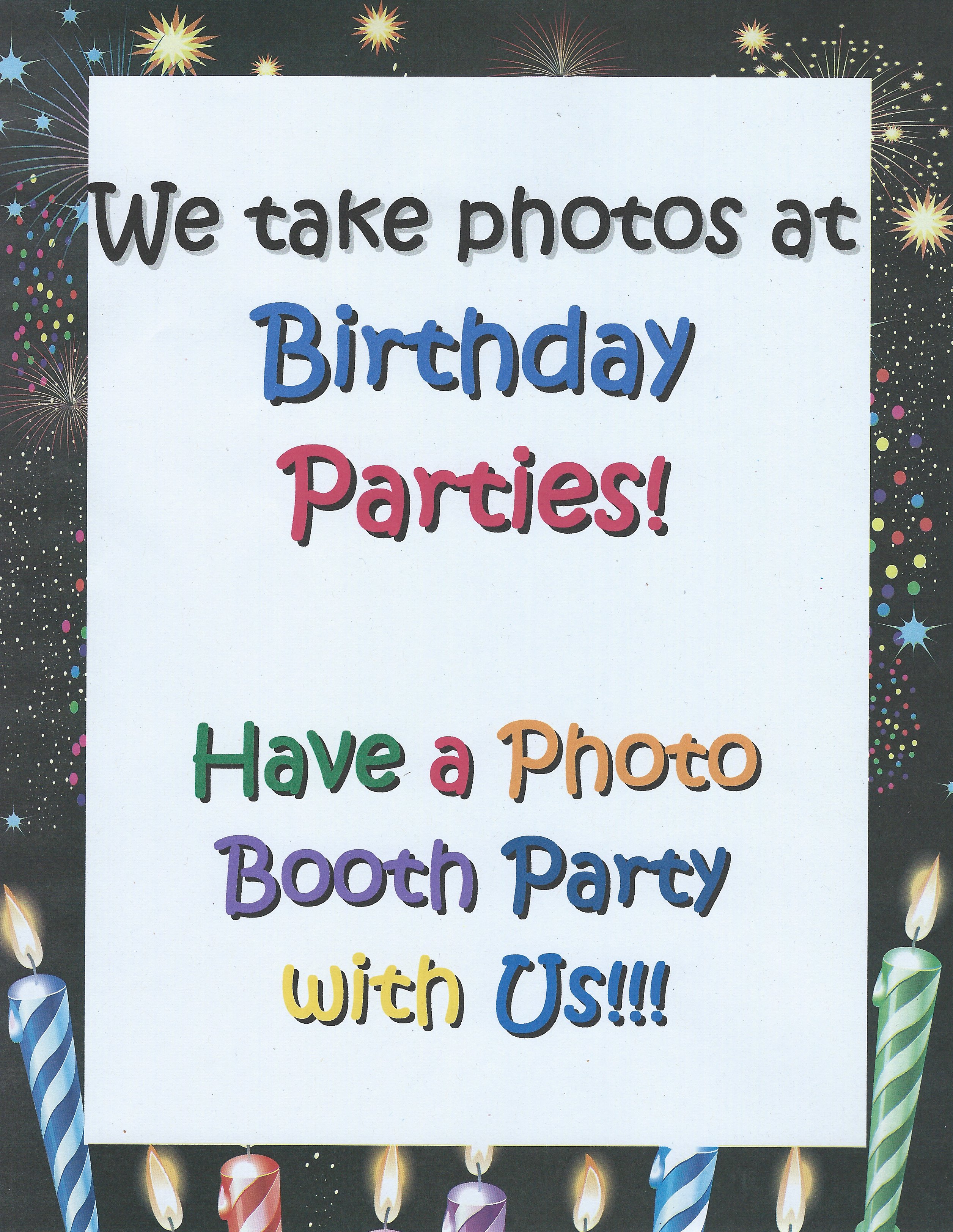 Have a Birthday Party with Us!