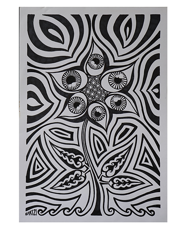 Beige and White Be Yourself Framed Art Print (19).png