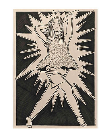 Beige and White Be Yourself Framed Art Print (15).png