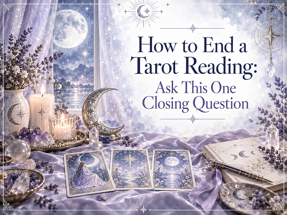 How to End a Tarot Reading: Ask This One Closing Question