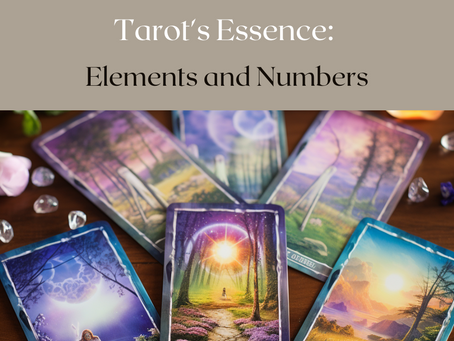 Tarot's Essence: Elements and Numerology