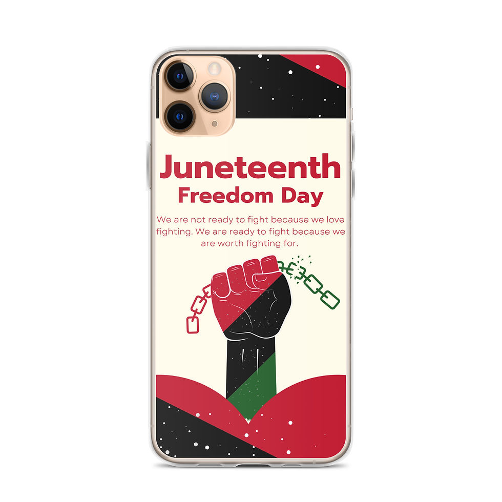 Thumbnail: Juneteenth - Clear Case for iPhone®