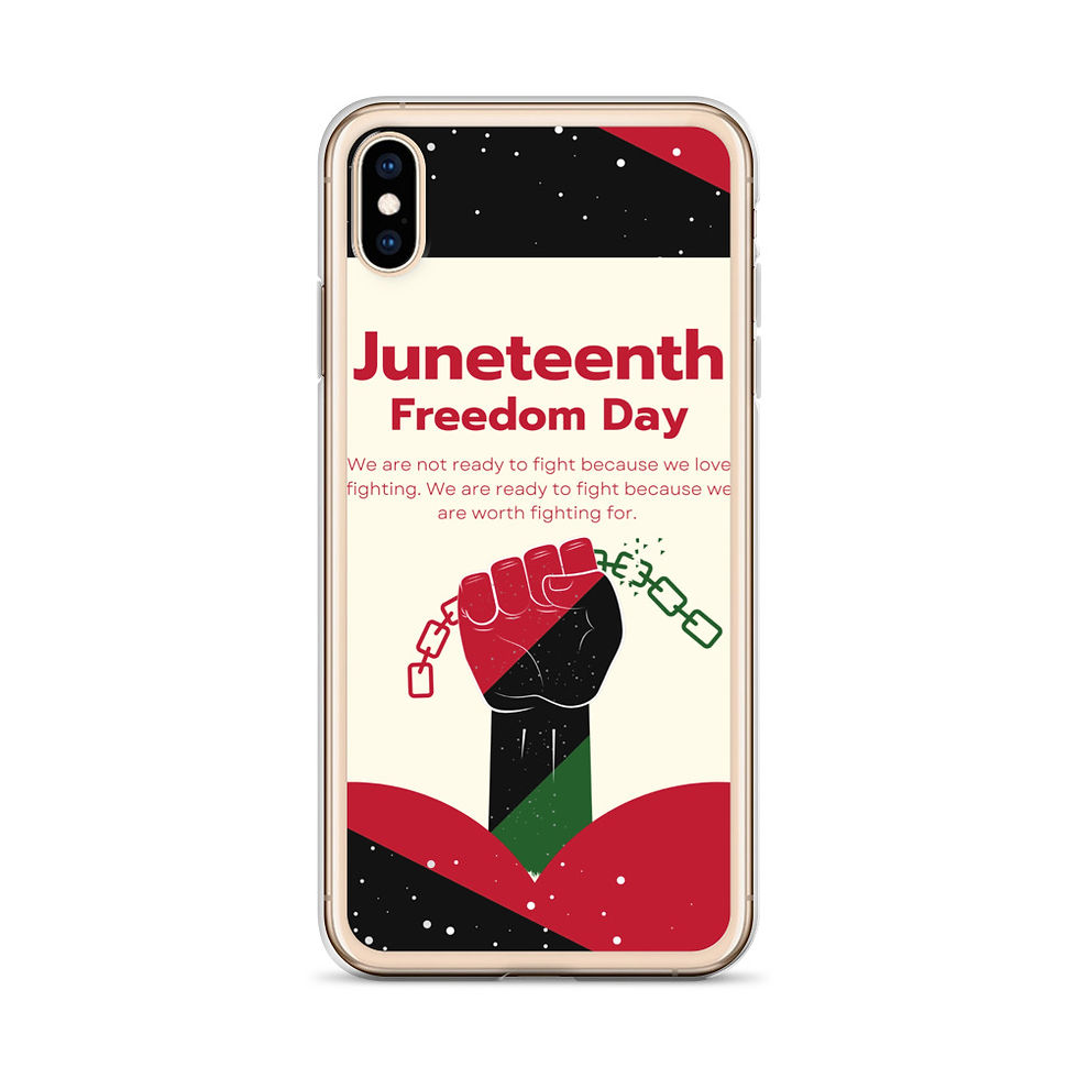 Thumbnail: Juneteenth - Clear Case for iPhone®