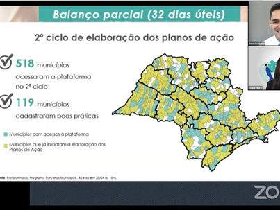 Amanhã, 30/4, é o prazo final para cadastro dos planos de ação no Programa Parcerias Municipais