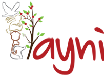 Imagem do logo da Cidade Escola Ayni, com cores vibrantes e um design moderno.
