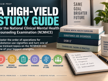 NCMHCE Substance Use Disorders: The Safety-First Framework Every Test-Taker Needs