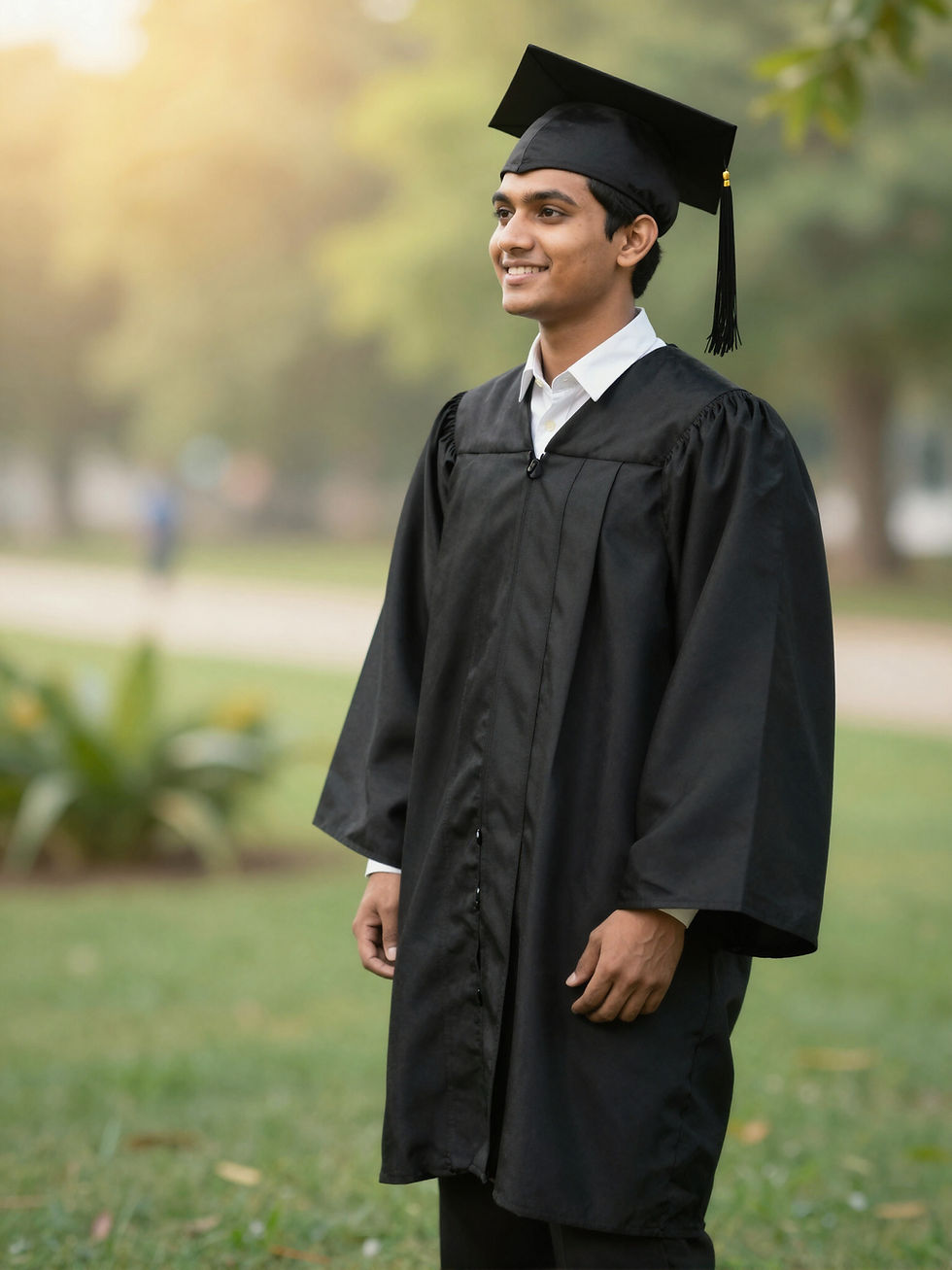 Graduating senior happiness