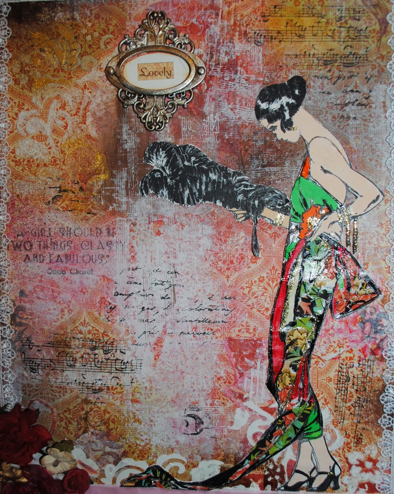 La femme à l'éventail