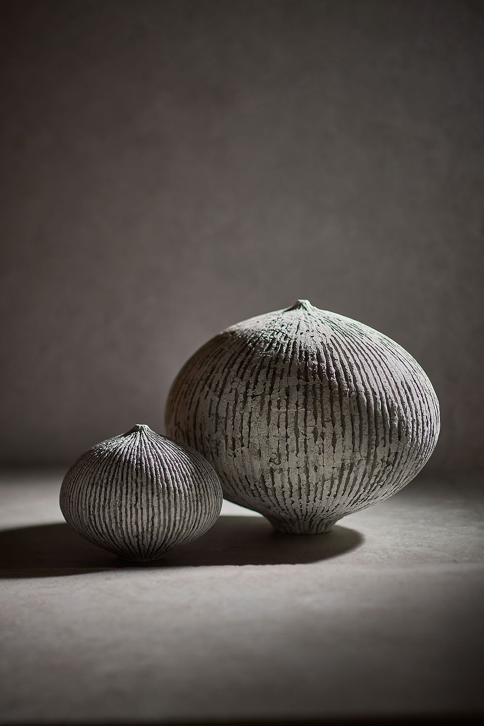Carved pod forms