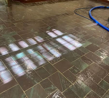 Professional grout cleaning