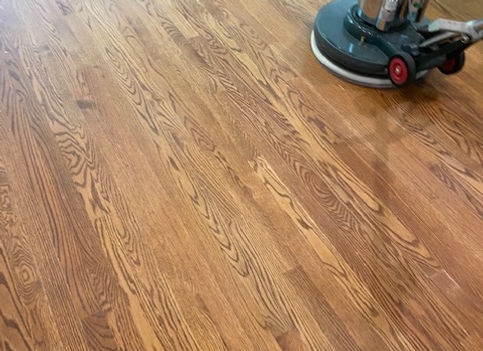 Hardwood floor screening