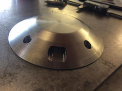 Demarcation light cover for the Millennium Bridge in 303 stainless