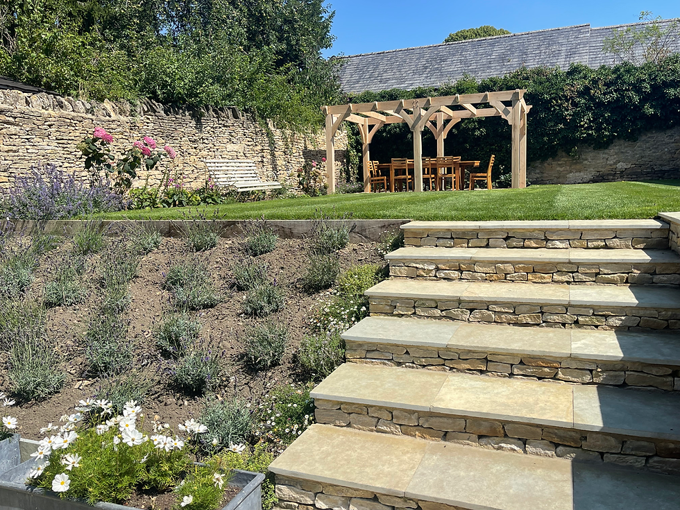 Custom Handmade Oak Garden Pergolas