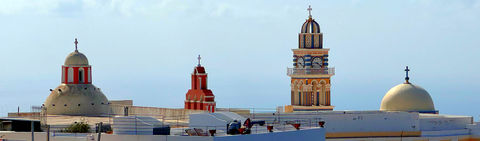 "Four Crosses" -- Fira, Santorini, Greece, JR Photos