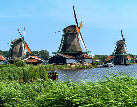 "Zaanse Schans Windmills" -- Zaandam, Netherlands, JR Photos