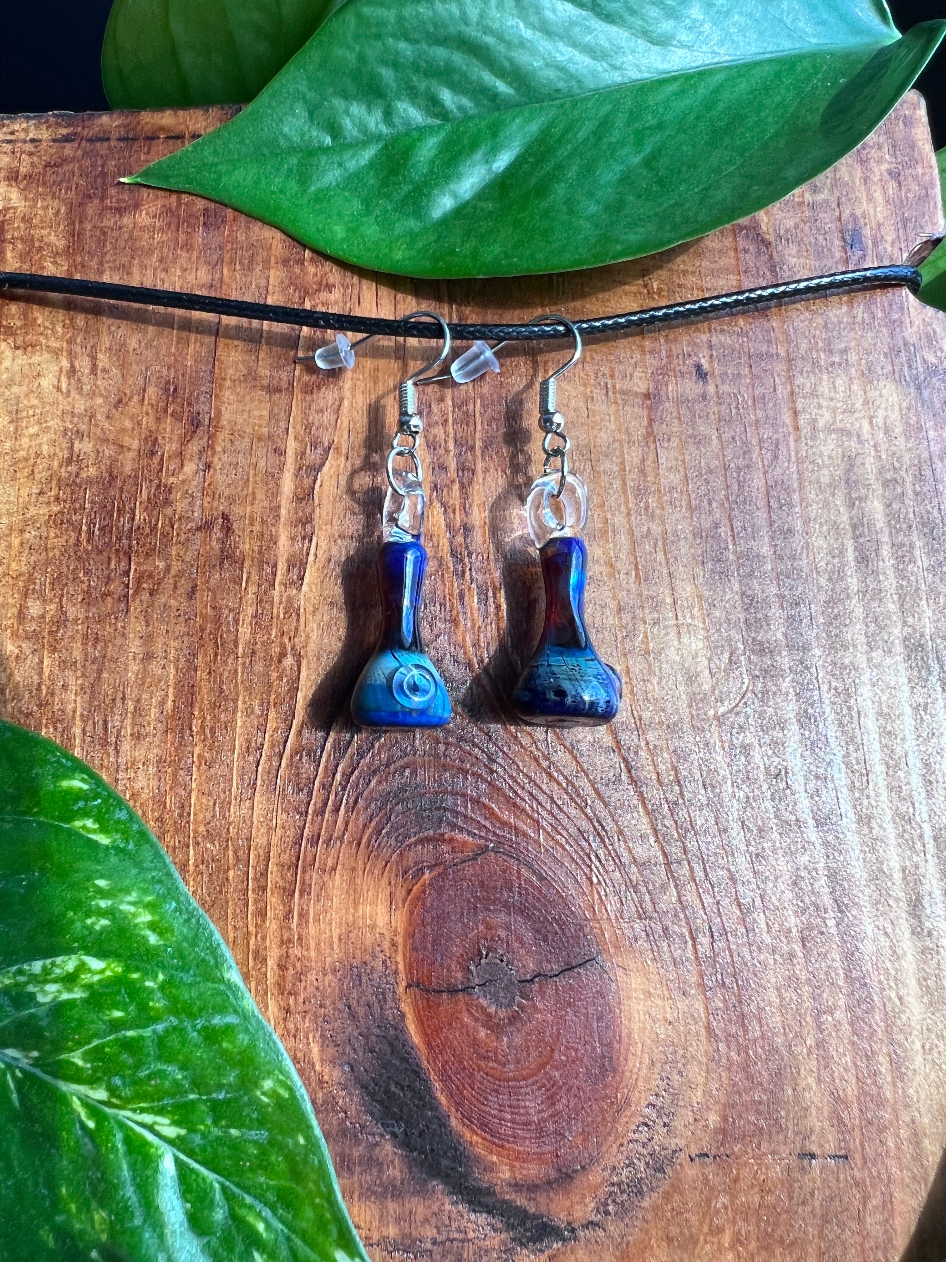 Bong Earrings Midnight