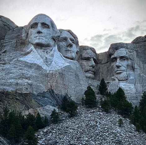 "Mount Rushmore" -- Keystone, South Dakota, USA, JR Photos