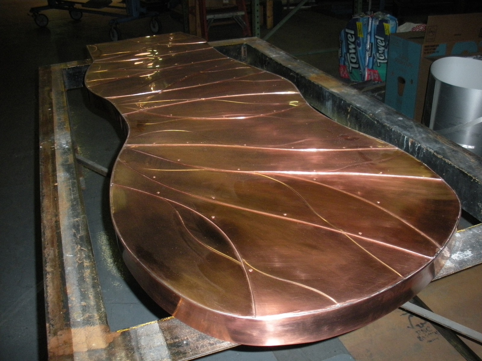 Custom Copper Bar Top